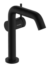 Смеситель для умывальника Hansgrohe TECTURIS S 150, однорычажный, CoolStart, EcoSmart+, push-open, черный матовый