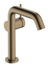 Змішувач для умивальника Hansgrohe Tecturis S 150 Fine CoolStart без донного клапана, бронза (73341140)