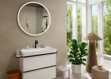 Змішувач для раковини Hansgrohe Tecturis S CoolStart EcoSmart+ без зливного гарнитуру чорний матовий (73341670) Фото - 1
