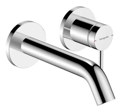 Змішувач для умивальника Hansgrohe TECTURIS S, одноважільний, настінний, хром