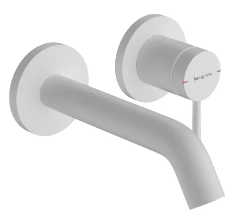 Смеситель для умывальника Hansgrohe Tecturis S EcoSmart+ без скрытой части белый