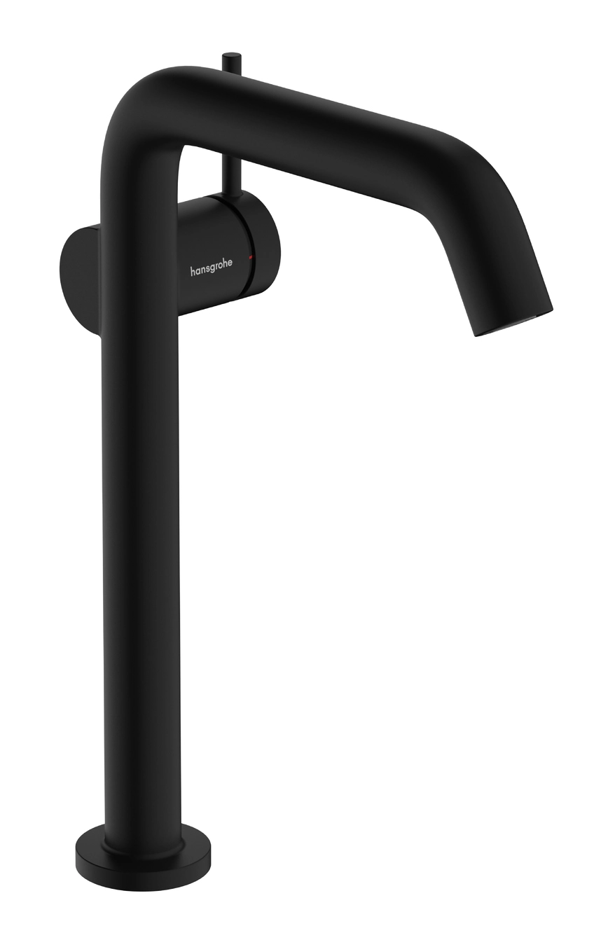 Змішувач для умивальника Hansgrohe TECTURIS S 240, одноважільний,CoolStart, push-open, чорний матовий