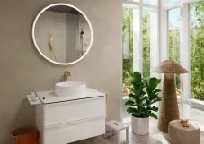 Змішувач для раковини Hansgrohe Tecturis S CoolStart EcoSmart+ без зливного гарнитуру бронза (73372140) Фото - 1