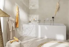 Излив на ванну HansgroheTECTURIS S, выступ 210мм, настенный монтаж, цвет хром Фото - 1