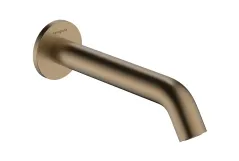Вилив для ванни Hansgrohe Tecturis S з виступом 198 мм, шліфована бронза (73411140)