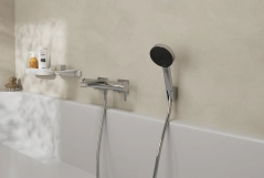 Смеситель для ванны Hansgrohe TECTURIS E, однорычажный, хром Фото - 1