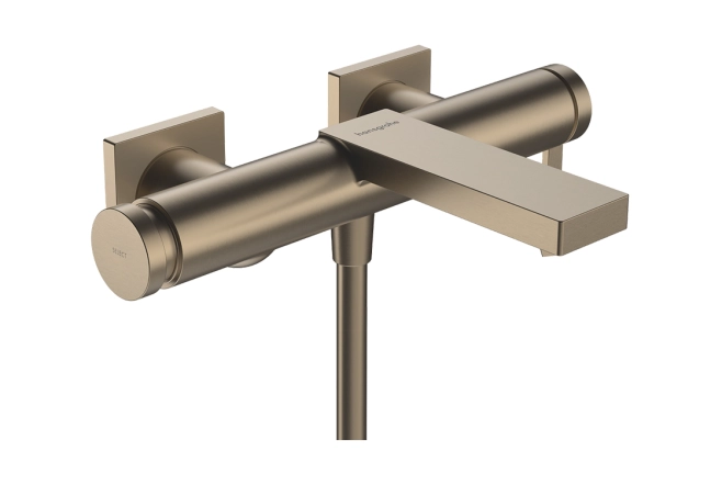 Змішувач для ванни Hansgrohe Tecturis E, шліфована бронза (73420140)