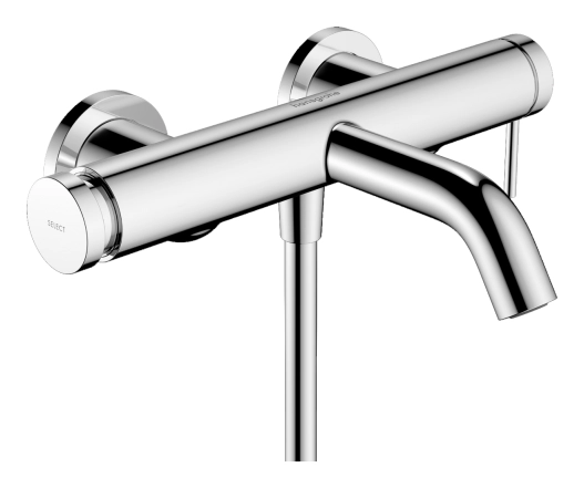 Смеситель для ванны Hansgrohe Tecturis S, хром (73422000)