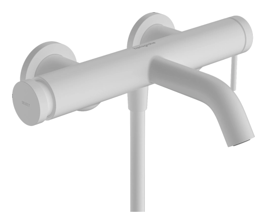 Змішувач для ванни Hansgrohe Tecturis S, матовий білий (73422700)
