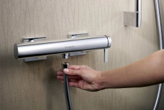 Змішувач для душу Hansgrohe Tecturis E хром без душового набору (73620000) Фото - 1