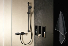 Смеситель для душа Hansgrohe Tecturis E черный без душевого набора (73620670) Фото - 2