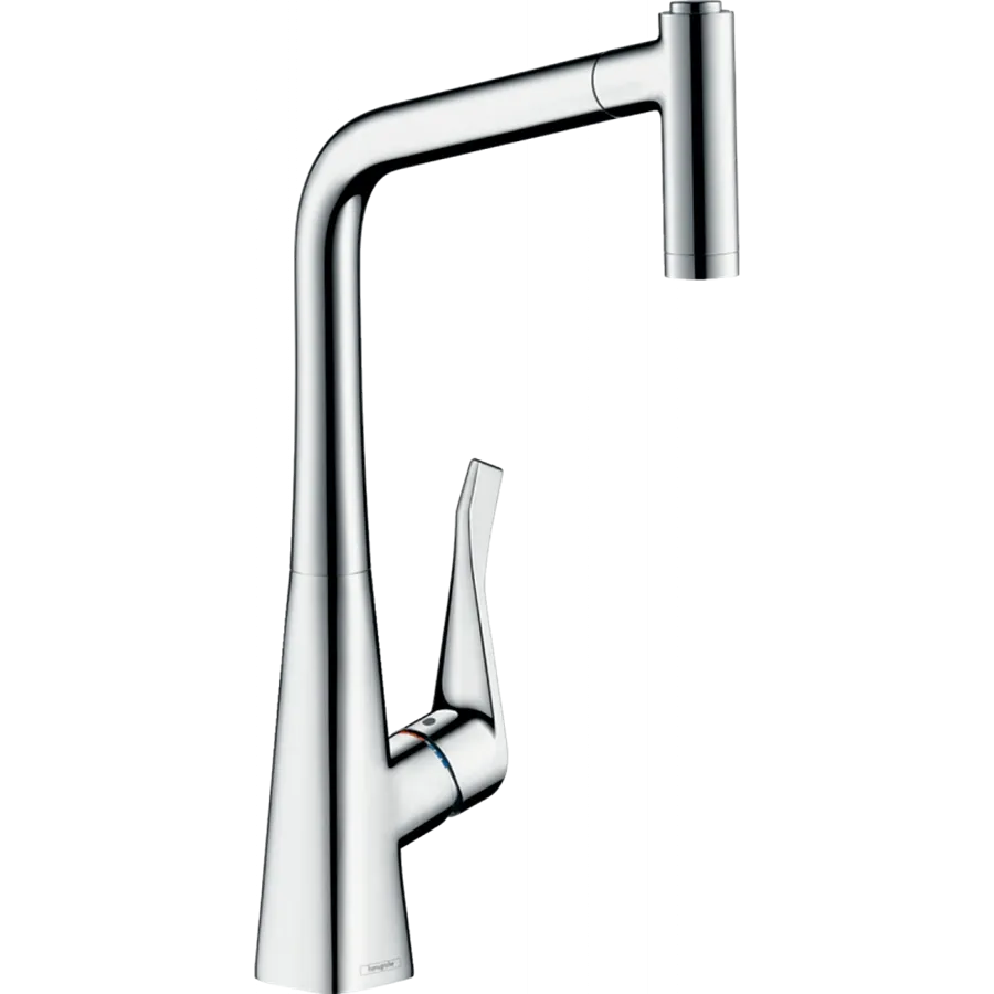 Смеситель для кухни Hansgrohe Metris M71 320 с вытяжным душем (73801000)