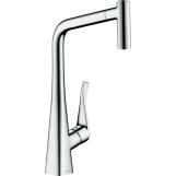 Змішувач для кухні Hansgrohe Metris M71 320 із витяжним душем (73801000)