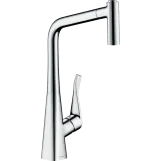 Смеситель для кухни Hansgrohe Metris M71 320 с вытяжным душем (73801000)