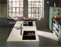 Смеситель для кухни Hansgrohe Metris M71 320 с вытяжным душем (73801000) Фото - 4