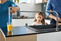 Смеситель для кухни Hansgrohe Metris Select M71 с выдвижным изливом (73804000) Фото - 5