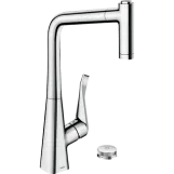 Змішувач для кухні Hansgrohe Metris Select M71 із висувною лійкою (73806000)
