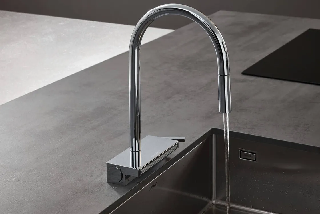 Змiшувач для кухнi Hansgrohe AQUNO SELECT M81, одноважiльний, з висувним душем, 3jet, sBox, хром Фото - 3