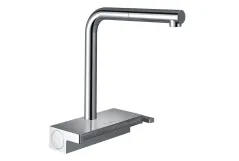 Змiшувач для кухнi Hansgrohe AQUNO SELECT M81, одноважільний, з висувним душем, хром