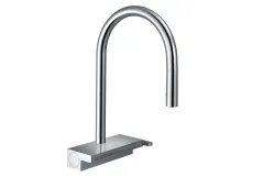 Змiшувач для кухнi Hansgrohe Aquno Select M81, одноважiльний,  3jet, з витяжним виливом, хром