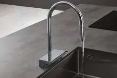 Змiшувач для кухнi Hansgrohe Aquno Select M81, одноважiльний,  3jet, з витяжним виливом, хром Фото - 1