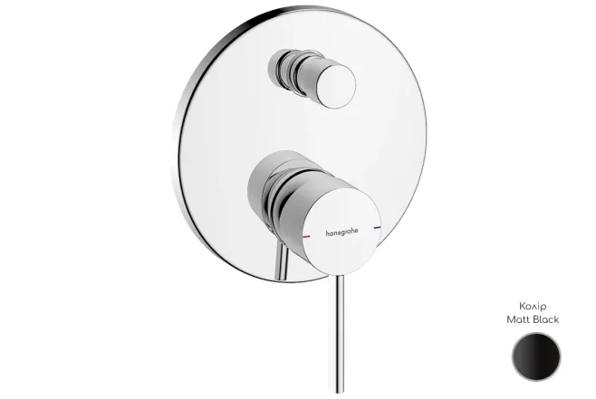 Змішувач для  ванни Hansgrohe ZESIS S, чорний матовий