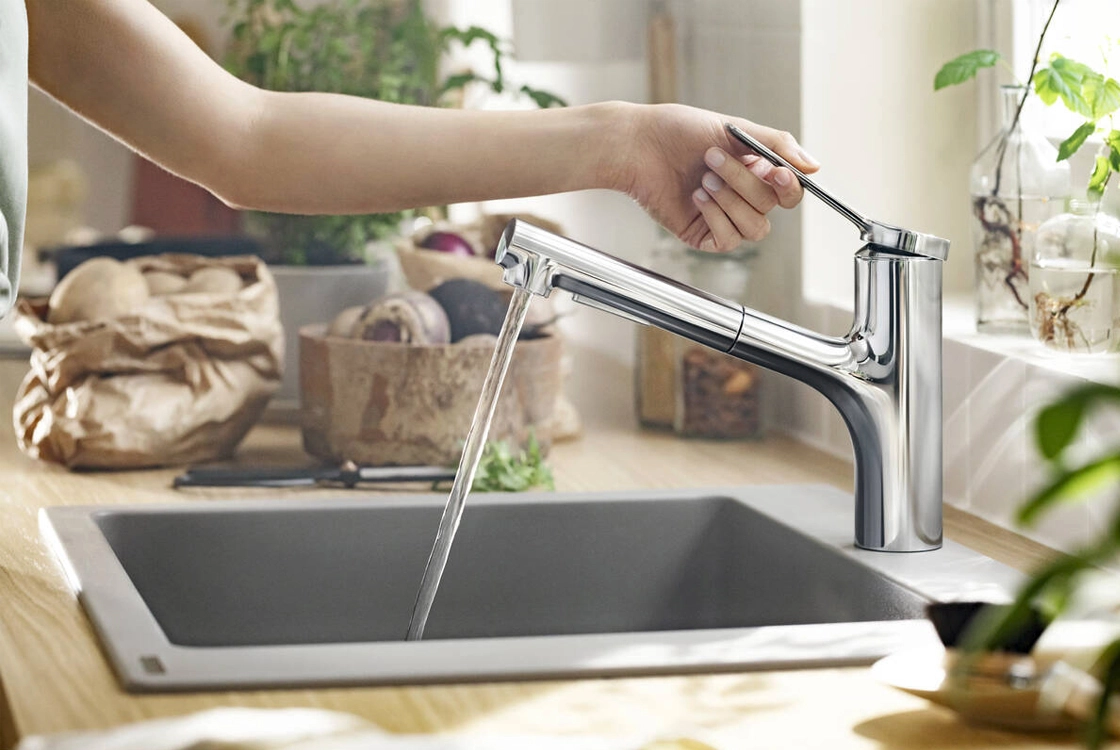 Змішувач для кухні Hansgrohe Zesis M33 219мм, хром (74800000) Фото - 1