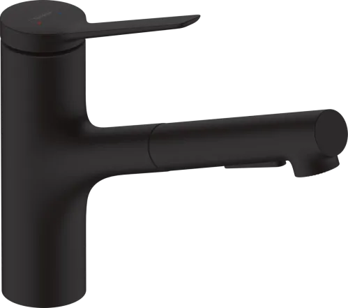 Змішувач для кухні Hansgrohe Zesis M33 219мм, матовий чорний (74800670)