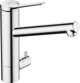 Смеситель для кухни Hansgrohe Zesis M33 200 1jet с зопорным клапаном, хром (74808000)