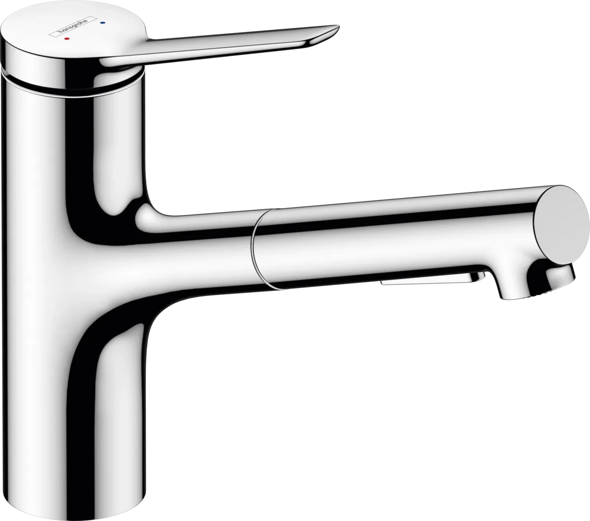 Смеситель для кухни Hansgrohe ZESIS M33 150, 1jet, ECO с выдвижным изливом, хром