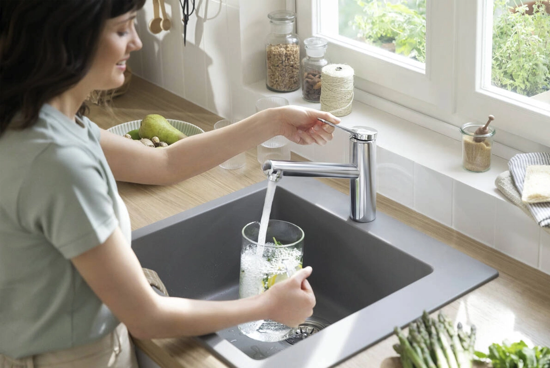Смеситель для кухни Hansgrohe Zesis M33 150 1jet ECO, хром (74811000) Фото - 1