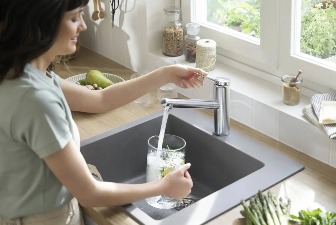 Змішувач для кухні Hansgrohe Zesis M33 150 1jet ECO, хром (74811000) Фото - 1