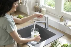Змішувач для кухні Hansgrohe Zesis M33 150 1jet ECO, хром (74811000) Фото - 1