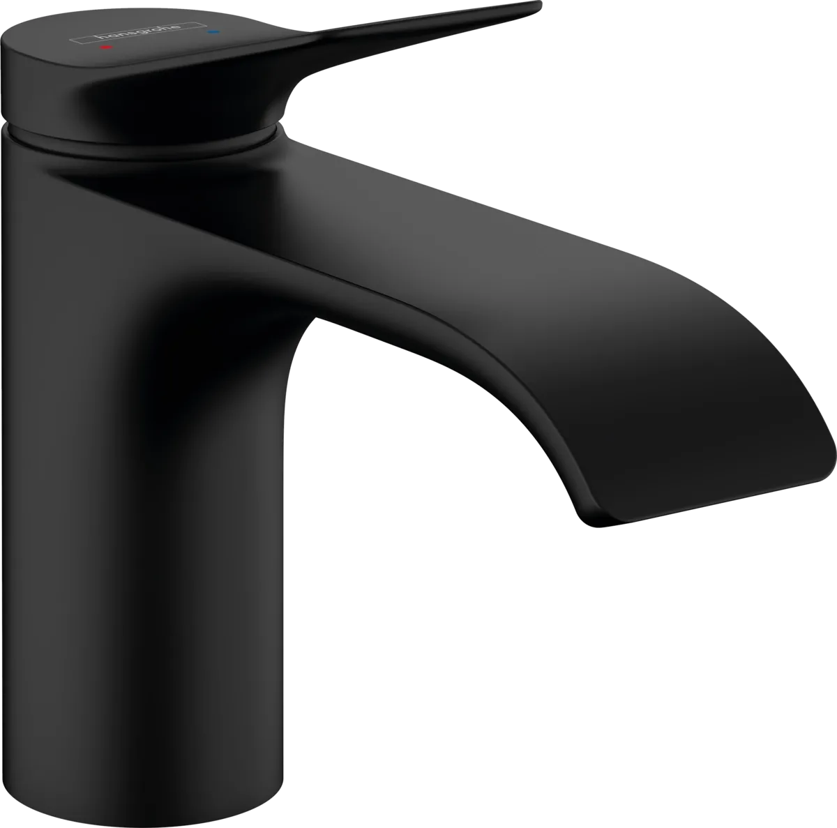Змішувач для умивальника Hansgrohe Vivenis 80 з донним клапаном pop-up, чорний (75010670)