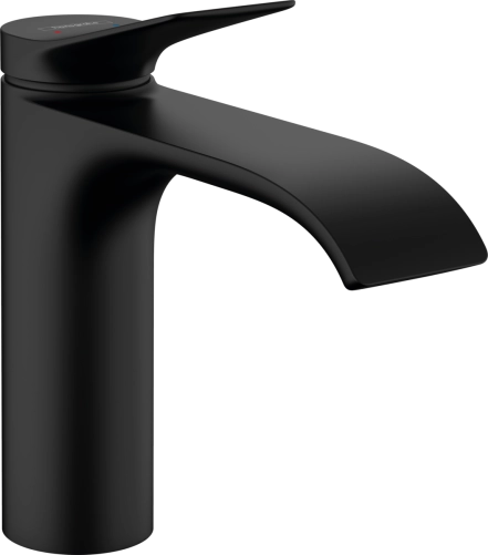Змішувач для умивальника Hansgrohe VIVENIS 110,  чорний матовий