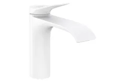 Змішувач для умивальника Hansgrohe Vivenis 110 Coolstart, матовий білий (75024700)