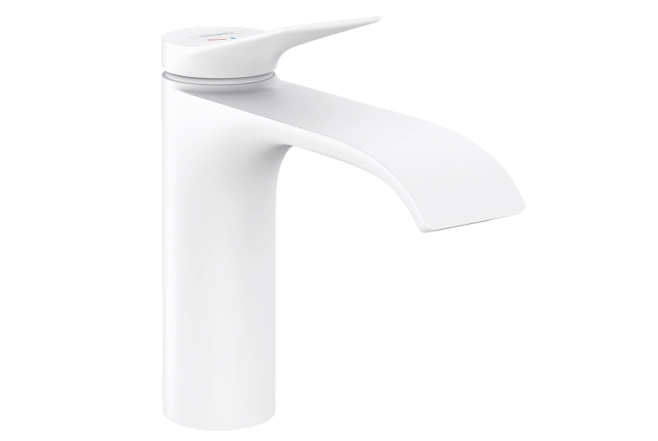 Змішувач для умивальника Hansgrohe Vivenis 110 Coolstart, матовий білий (75024700)