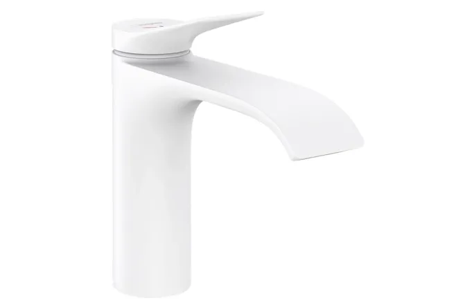 Змішувач для умивальника Hansgrohe Vivenis 110 Coolstart, матовий білий (75024700)