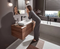 Смеситель для умывальника Hansgrohe Vivenis 250, матовый черный (75042670) Фото - 1