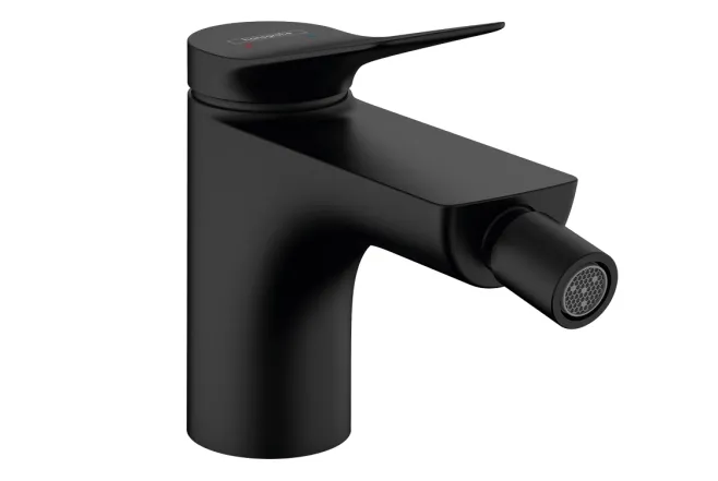 Змішувач для біде Hansgrohe Vivenis 250 з донним клапаном pop-up, чорний матовий (75200670)