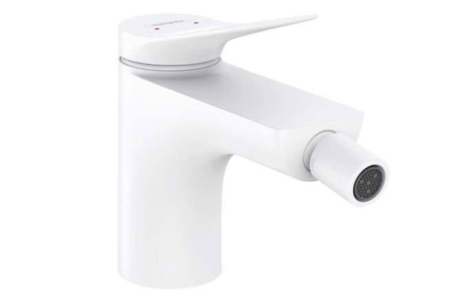 Смеситель для биде Hansgrohe Vivenis 250 с донным клапаном pop-up, белый матовый (75200700)