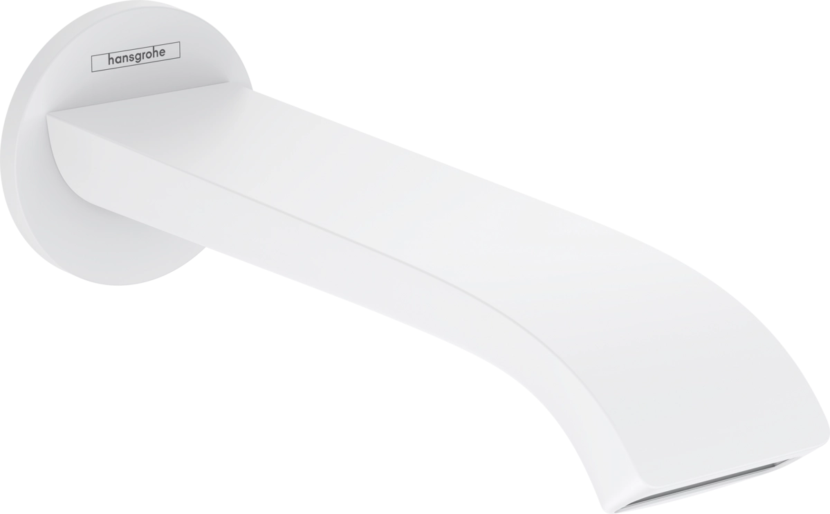 Вилив для ванни Hansgrohe Vernis з виступом 202 мм, матовий білий (75410700)
