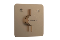 Змішувач для душу Hansgrohe DuoTurn Q прихованого монтажу, шліфованна бронза