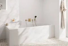 Смеситель для душа Hansgrohe DuoTurn E скрытого монтажа, шлифованная бронза Фото - 1