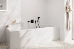 Смеситель скрытого монтажа Hansgrohe DuoTurn E на 2 функции, матовый черный (75417670) Фото - 2