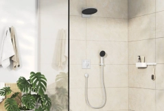 Змішувач для душу Hansgrohe DuoTurn E прихованого монтажу, білий матовий Фото - 1