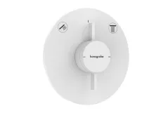 Смеситель для душа Hansgrohe DuoTurn S скрытого монтажа, белый матовый
