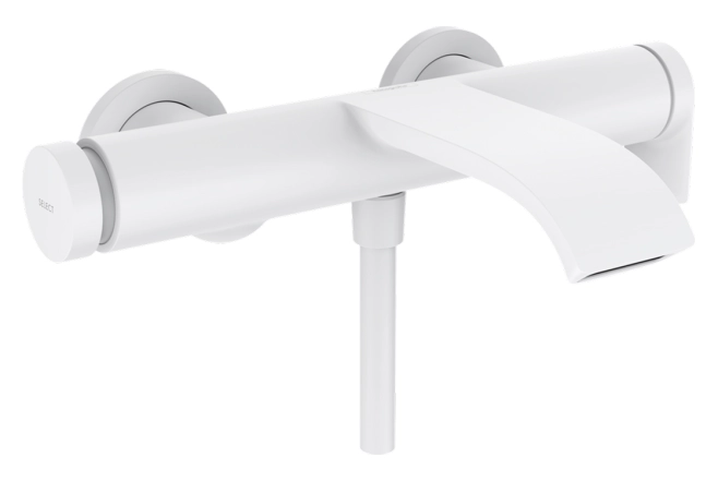 Смеситель для ванны Hansgrohe VIVENIS, белый матовый