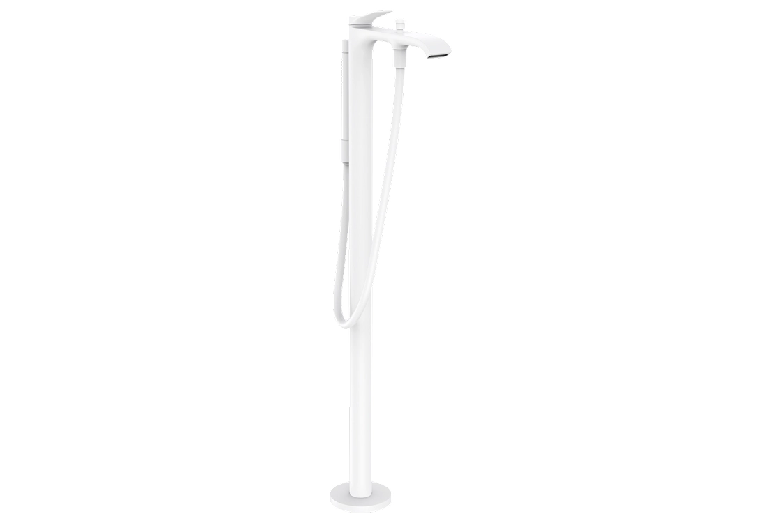 Смеситель для ванны Hansgrohe Vivenis напольный, Matt White (75445700)