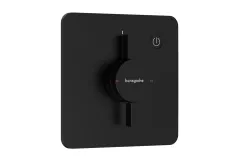 Змішувач прихованого монтажу Hansgrohe DuoTurn Q на 1 функцію, матовий чорний (75614670)